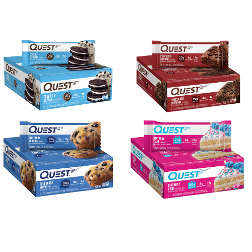 Barres Protéinées Quest Nutrition (12x60g)