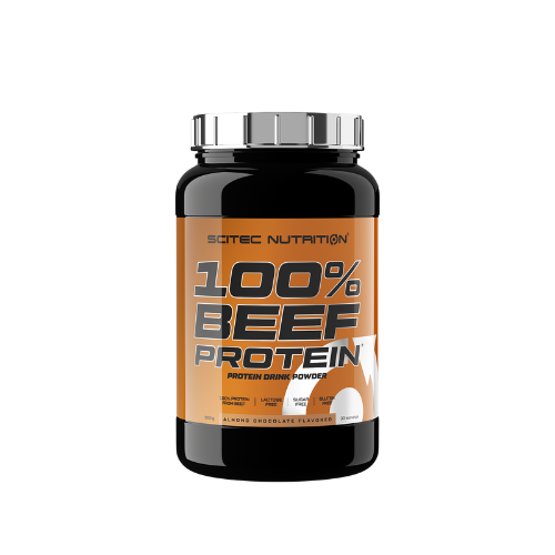 Scitec 100% Beef Protein – 900 g Mandel-Schokolade