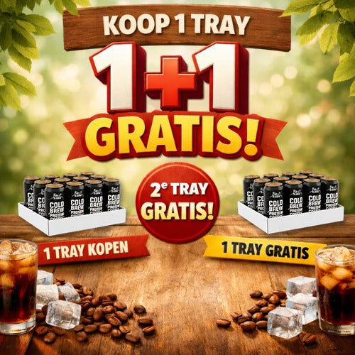 Cold Brew Protein Coffee 1+1 Actie – Pat Nutrition