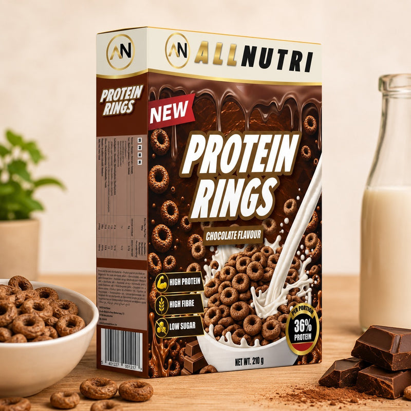 ALL Nutri Protein Rings | High Protein Ontbijtgranen - 210g