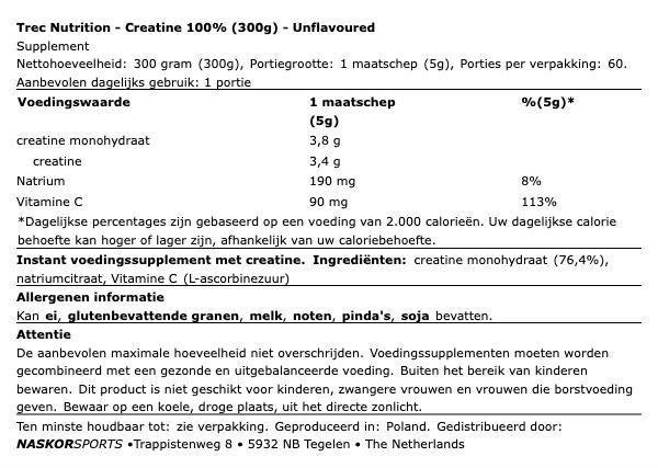 Trec nutrition creatine