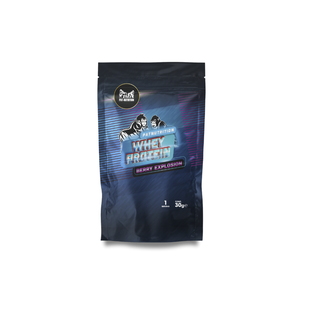 Exemples de sachets de shake protéiné