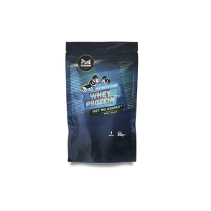 Exemples de sachets de shake protéiné