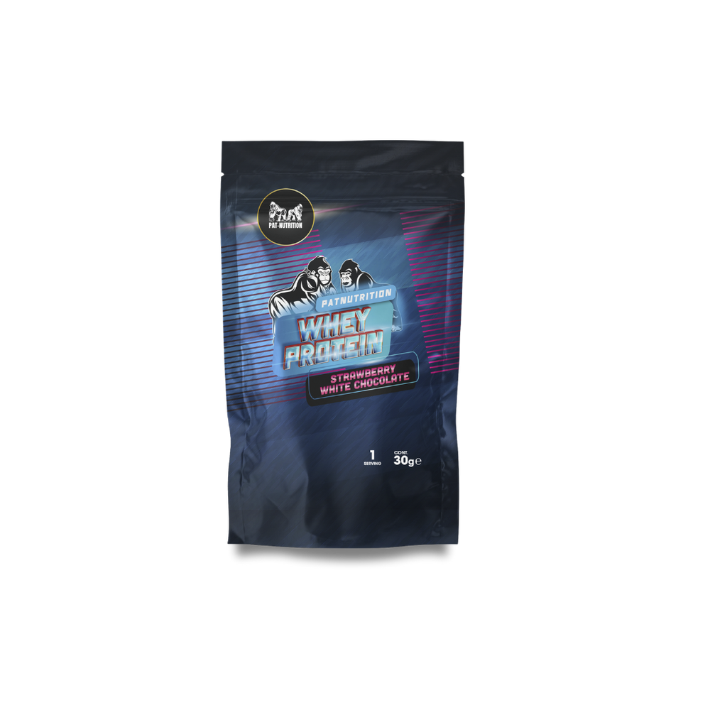 Exemples de sachets de shake protéiné