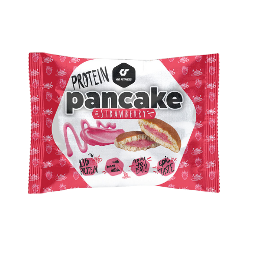 Go fitness aardbei pancakes