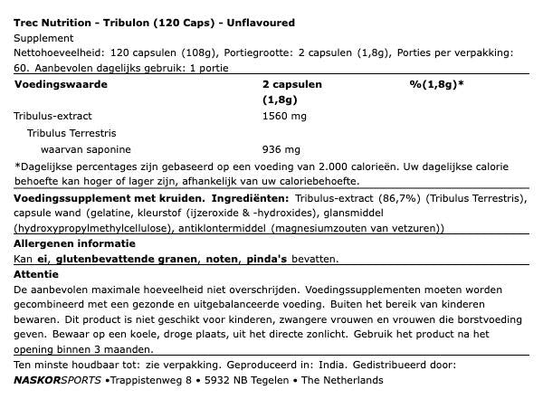 Trec Nutrition Tribulon black (120 caps)