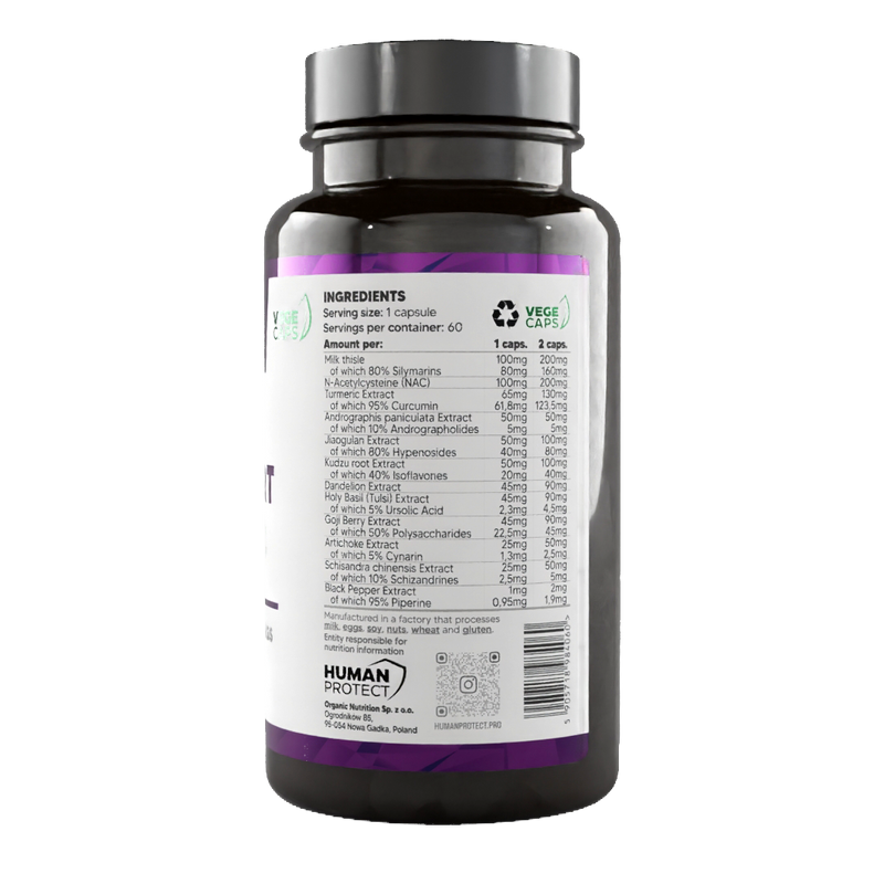 Human Protect Liver Support 60 caps